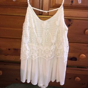 Cream romper